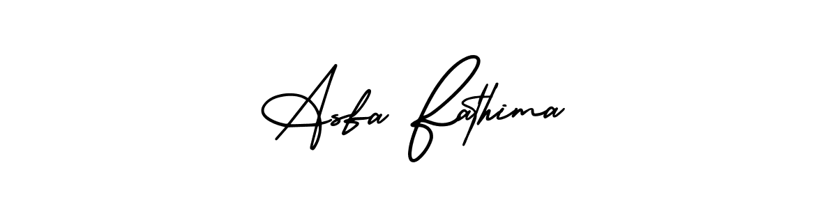 if you are searching for the best signature style for your name Asfa Fathima. so please give up your signature search. here we have designed multiple signature styles  using AmerikaSignatureDemo-Regular. Asfa Fathima signature style 3 images and pictures png