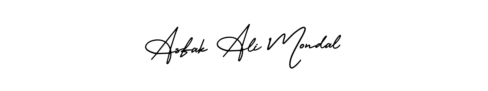 Asfak Ali Mondal stylish signature style. Best Handwritten Sign (AmerikaSignatureDemo-Regular) for my name. Handwritten Signature Collection Ideas for my name Asfak Ali Mondal. Asfak Ali Mondal signature style 3 images and pictures png