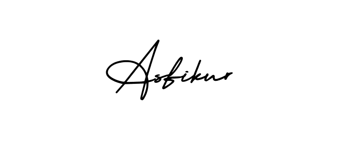 Asfikur stylish signature style. Best Handwritten Sign (AmerikaSignatureDemo-Regular) for my name. Handwritten Signature Collection Ideas for my name Asfikur. Asfikur signature style 3 images and pictures png