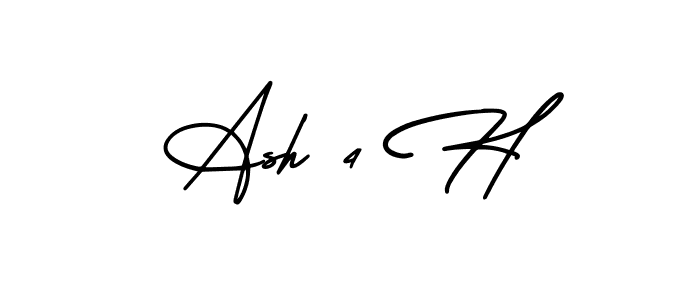 You can use this online signature creator to create a handwritten signature for the name Ash 4 H. This is the best online autograph maker. Ash 4 H signature style 3 images and pictures png