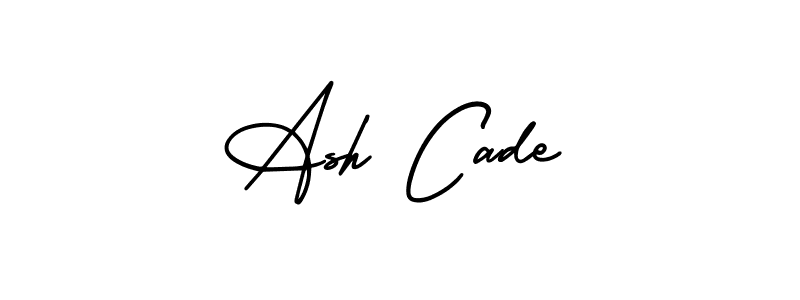 Make a beautiful signature design for name Ash Cade. With this signature (AmerikaSignatureDemo-Regular) style, you can create a handwritten signature for free. Ash Cade signature style 3 images and pictures png