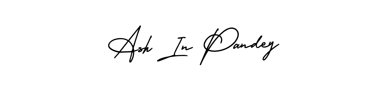 Design your own signature with our free online signature maker. With this signature software, you can create a handwritten (AmerikaSignatureDemo-Regular) signature for name Ash In Pandey. Ash In Pandey signature style 3 images and pictures png