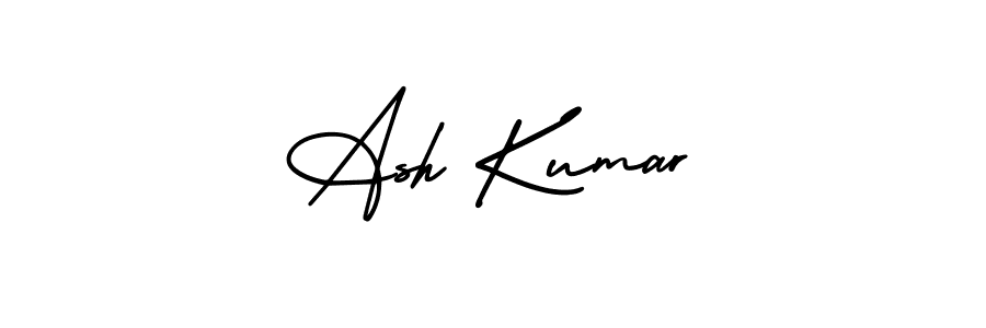 Ash Kumar stylish signature style. Best Handwritten Sign (AmerikaSignatureDemo-Regular) for my name. Handwritten Signature Collection Ideas for my name Ash Kumar. Ash Kumar signature style 3 images and pictures png