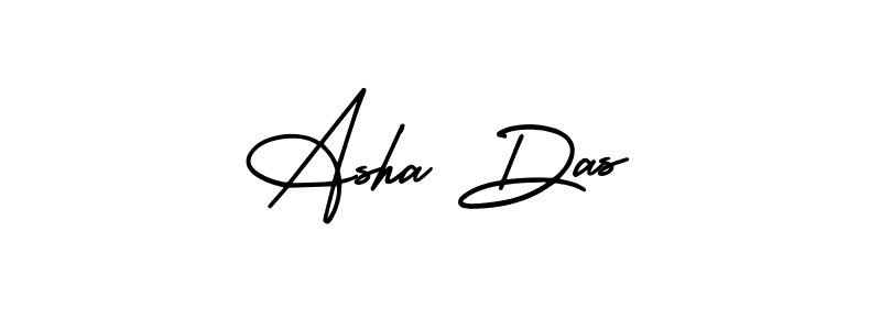 Use a signature maker to create a handwritten signature online. With this signature software, you can design (AmerikaSignatureDemo-Regular) your own signature for name Asha Das. Asha Das signature style 3 images and pictures png