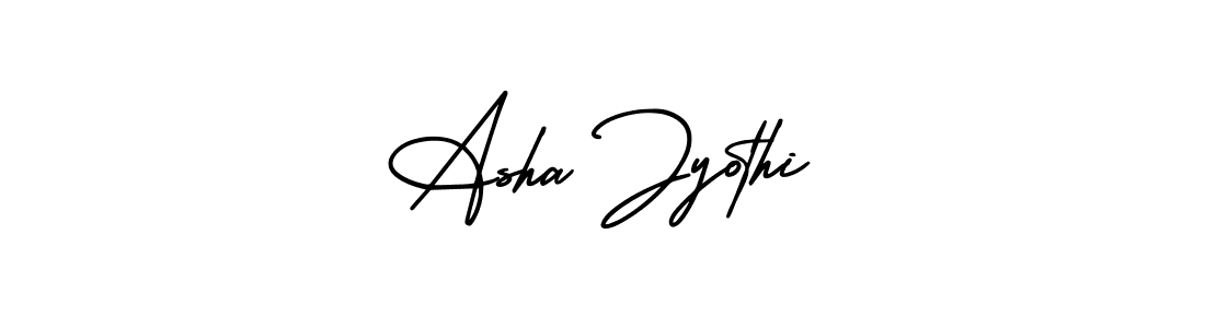 It looks lik you need a new signature style for name Asha Jyothi. Design unique handwritten (AmerikaSignatureDemo-Regular) signature with our free signature maker in just a few clicks. Asha Jyothi signature style 3 images and pictures png