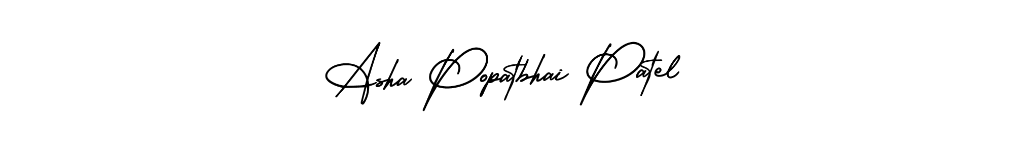 See photos of Asha Popatbhai Patel official signature by Spectra . Check more albums & portfolios. Read reviews & check more about AmerikaSignatureDemo-Regular font. Asha Popatbhai Patel signature style 3 images and pictures png