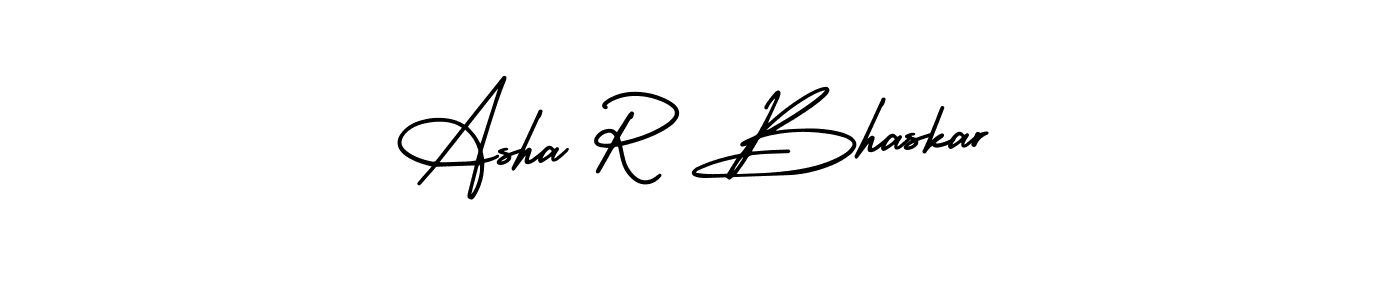 How to Draw Asha R Bhaskar signature style? AmerikaSignatureDemo-Regular is a latest design signature styles for name Asha R Bhaskar. Asha R Bhaskar signature style 3 images and pictures png