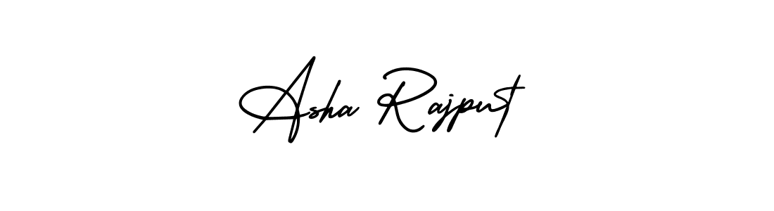 How to make Asha Rajput signature? AmerikaSignatureDemo-Regular is a professional autograph style. Create handwritten signature for Asha Rajput name. Asha Rajput signature style 3 images and pictures png