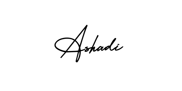 Also we have Ashadi name is the best signature style. Create professional handwritten signature collection using AmerikaSignatureDemo-Regular autograph style. Ashadi signature style 3 images and pictures png