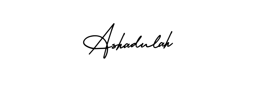 Also You can easily find your signature by using the search form. We will create Ashadulah name handwritten signature images for you free of cost using AmerikaSignatureDemo-Regular sign style. Ashadulah signature style 3 images and pictures png