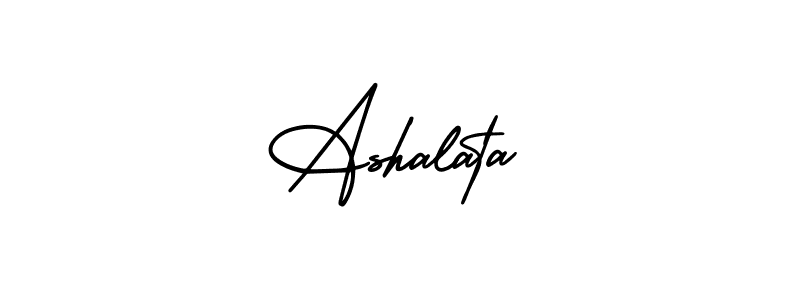 It looks lik you need a new signature style for name Ashalata. Design unique handwritten (AmerikaSignatureDemo-Regular) signature with our free signature maker in just a few clicks. Ashalata signature style 3 images and pictures png