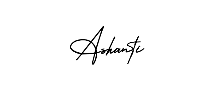 Use a signature maker to create a handwritten signature online. With this signature software, you can design (AmerikaSignatureDemo-Regular) your own signature for name Ashanti. Ashanti signature style 3 images and pictures png