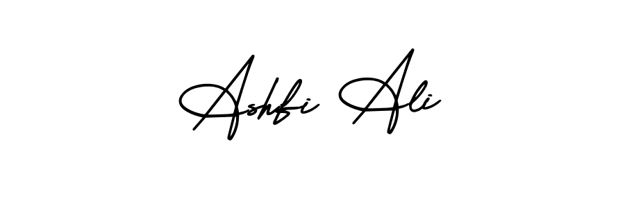 Use a signature maker to create a handwritten signature online. With this signature software, you can design (AmerikaSignatureDemo-Regular) your own signature for name Ashfi Ali. Ashfi Ali signature style 3 images and pictures png
