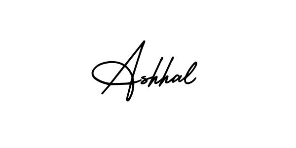 How to Draw Ashhal signature style? AmerikaSignatureDemo-Regular is a latest design signature styles for name Ashhal. Ashhal signature style 3 images and pictures png