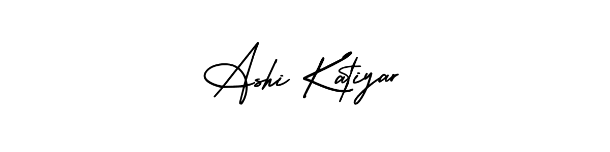 Create a beautiful signature design for name Ashi Katiyar. With this signature (AmerikaSignatureDemo-Regular) fonts, you can make a handwritten signature for free. Ashi Katiyar signature style 3 images and pictures png