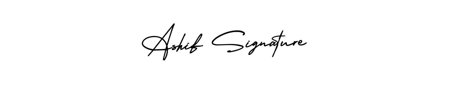 Design your own signature with our free online signature maker. With this signature software, you can create a handwritten (AmerikaSignatureDemo-Regular) signature for name Ashif Signature. Ashif Signature signature style 3 images and pictures png
