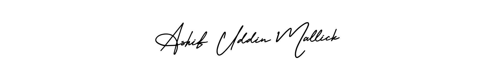 How to Draw Ashif Uddin Mallick signature style? AmerikaSignatureDemo-Regular is a latest design signature styles for name Ashif Uddin Mallick. Ashif Uddin Mallick signature style 3 images and pictures png
