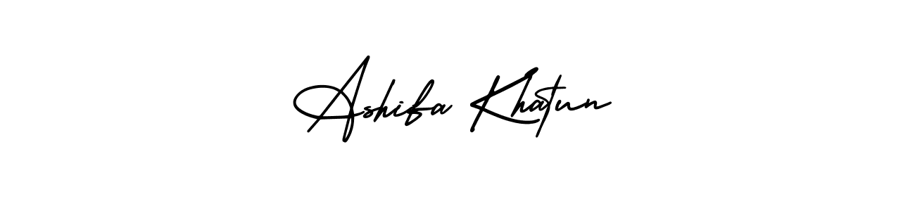 Make a beautiful signature design for name Ashifa Khatun. Use this online signature maker to create a handwritten signature for free. Ashifa Khatun signature style 3 images and pictures png