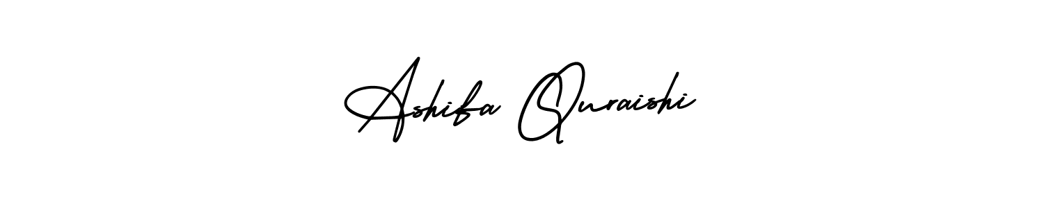 Ashifa Quraishi stylish signature style. Best Handwritten Sign (AmerikaSignatureDemo-Regular) for my name. Handwritten Signature Collection Ideas for my name Ashifa Quraishi. Ashifa Quraishi signature style 3 images and pictures png