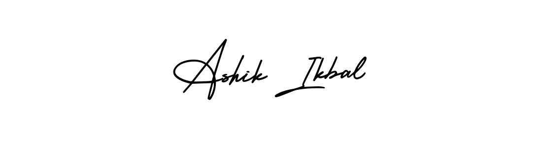 Best and Professional Signature Style for Ashik Ikbal. AmerikaSignatureDemo-Regular Best Signature Style Collection. Ashik Ikbal signature style 3 images and pictures png