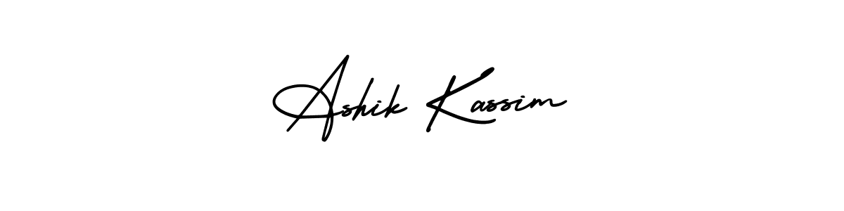 Make a beautiful signature design for name Ashik Kassim. Use this online signature maker to create a handwritten signature for free. Ashik Kassim signature style 3 images and pictures png