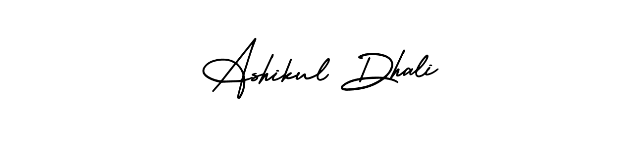 Ashikul Dhali stylish signature style. Best Handwritten Sign (AmerikaSignatureDemo-Regular) for my name. Handwritten Signature Collection Ideas for my name Ashikul Dhali. Ashikul Dhali signature style 3 images and pictures png
