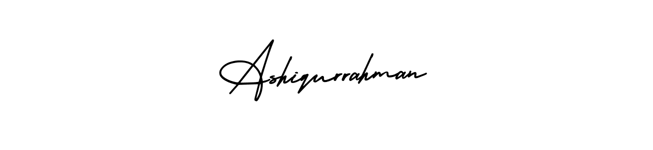 Use a signature maker to create a handwritten signature online. With this signature software, you can design (AmerikaSignatureDemo-Regular) your own signature for name Ashiqurrahman. Ashiqurrahman signature style 3 images and pictures png