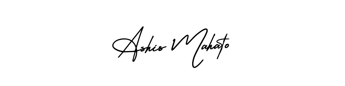 Best and Professional Signature Style for Ashis Mahato. AmerikaSignatureDemo-Regular Best Signature Style Collection. Ashis Mahato signature style 3 images and pictures png