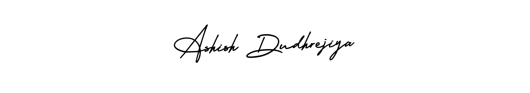 Ashish Dudhrejiya stylish signature style. Best Handwritten Sign (AmerikaSignatureDemo-Regular) for my name. Handwritten Signature Collection Ideas for my name Ashish Dudhrejiya. Ashish Dudhrejiya signature style 3 images and pictures png
