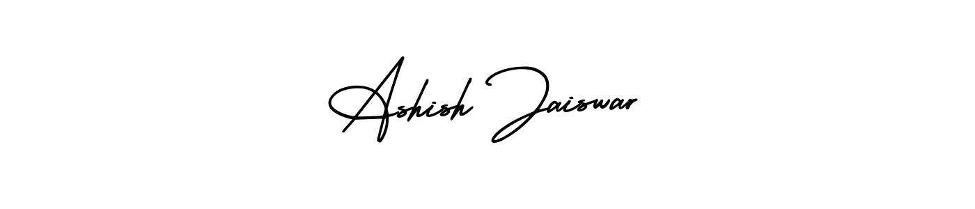How to make Ashish Jaiswar name signature. Use AmerikaSignatureDemo-Regular style for creating short signs online. This is the latest handwritten sign. Ashish Jaiswar signature style 3 images and pictures png