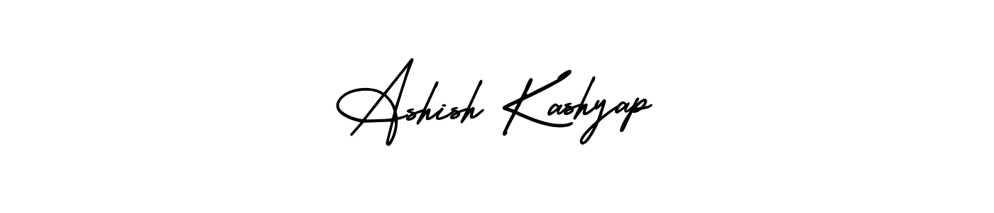 Make a beautiful signature design for name Ashish Kashyap. With this signature (AmerikaSignatureDemo-Regular) style, you can create a handwritten signature for free. Ashish Kashyap signature style 3 images and pictures png