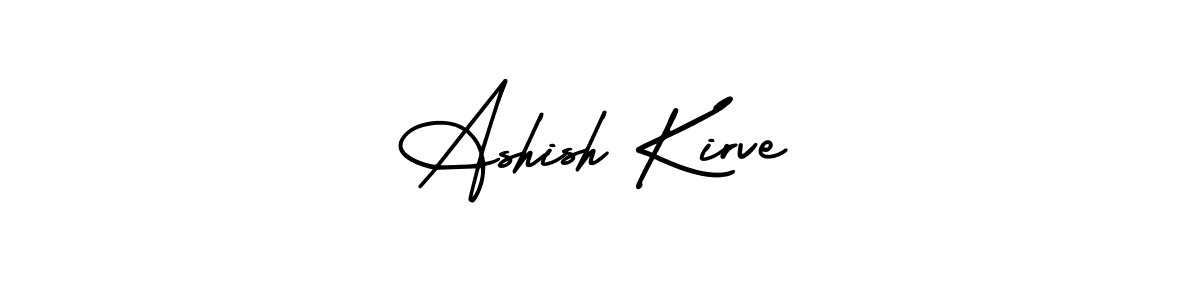 How to make Ashish Kirve signature? AmerikaSignatureDemo-Regular is a professional autograph style. Create handwritten signature for Ashish Kirve name. Ashish Kirve signature style 3 images and pictures png