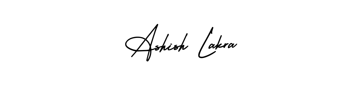 How to Draw Ashish Lakra signature style? AmerikaSignatureDemo-Regular is a latest design signature styles for name Ashish Lakra. Ashish Lakra signature style 3 images and pictures png