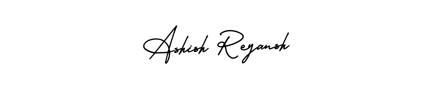 Make a beautiful signature design for name Ashish Reyansh. With this signature (AmerikaSignatureDemo-Regular) style, you can create a handwritten signature for free. Ashish Reyansh signature style 3 images and pictures png