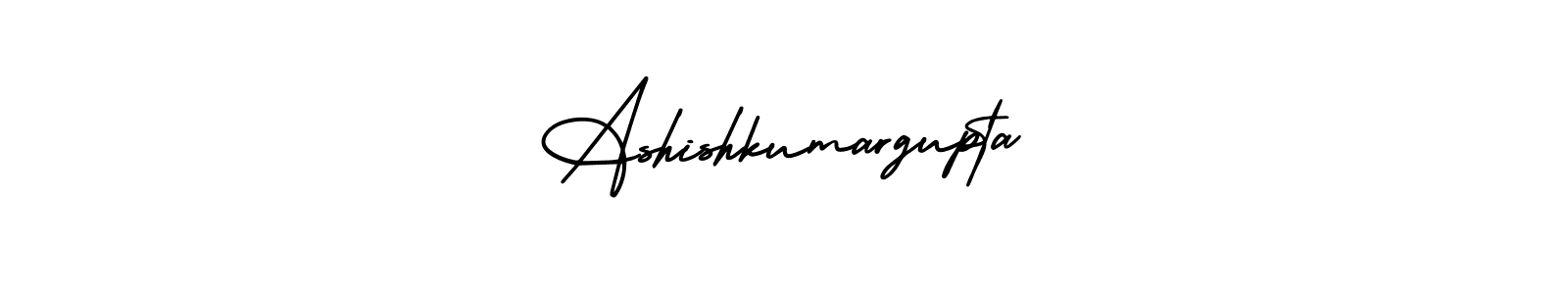 This is the best signature style for the Ashishkumargupta name. Also you like these signature font (AmerikaSignatureDemo-Regular). Mix name signature. Ashishkumargupta signature style 3 images and pictures png