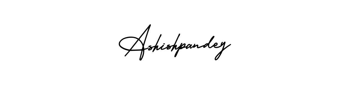 This is the best signature style for the Ashishpandey name. Also you like these signature font (AmerikaSignatureDemo-Regular). Mix name signature. Ashishpandey signature style 3 images and pictures png
