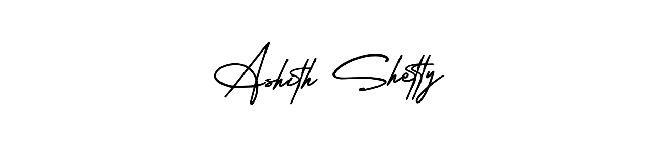 Design your own signature with our free online signature maker. With this signature software, you can create a handwritten (AmerikaSignatureDemo-Regular) signature for name Ashith Shetty. Ashith Shetty signature style 3 images and pictures png