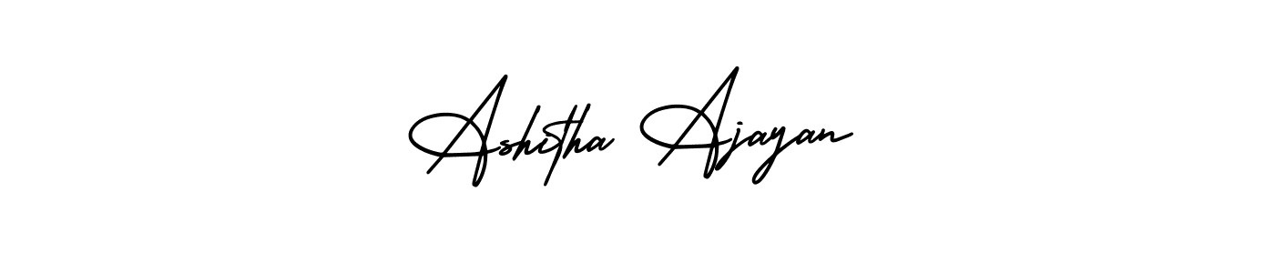 Also You can easily find your signature by using the search form. We will create Ashitha Ajayan name handwritten signature images for you free of cost using AmerikaSignatureDemo-Regular sign style. Ashitha Ajayan signature style 3 images and pictures png