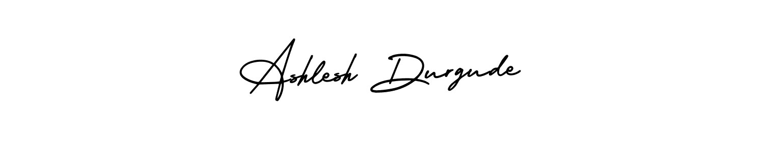 Best and Professional Signature Style for Ashlesh Durgude. AmerikaSignatureDemo-Regular Best Signature Style Collection. Ashlesh Durgude signature style 3 images and pictures png