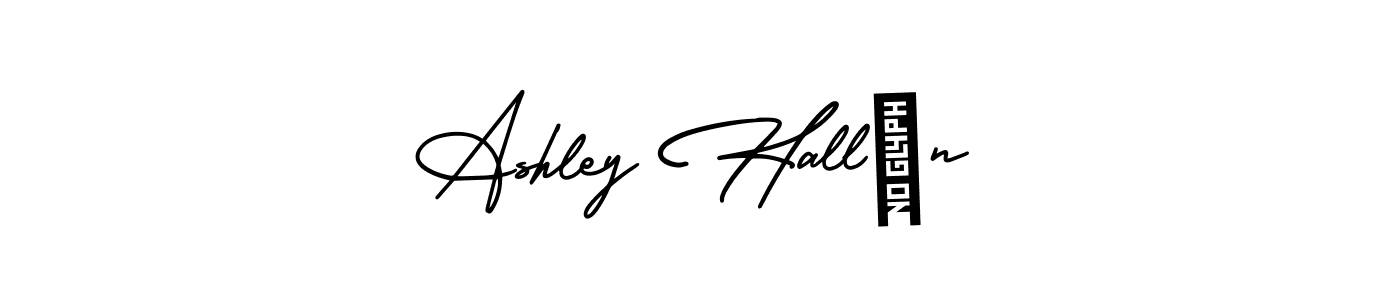 You can use this online signature creator to create a handwritten signature for the name Ashley Hallén. This is the best online autograph maker. Ashley Hallén signature style 3 images and pictures png