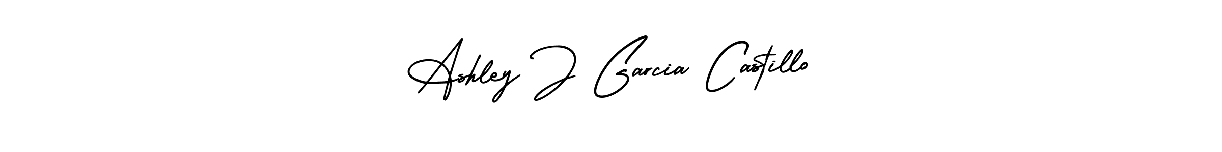 It looks lik you need a new signature style for name Ashley J Garcia Castillo. Design unique handwritten (AmerikaSignatureDemo-Regular) signature with our free signature maker in just a few clicks. Ashley J Garcia Castillo signature style 3 images and pictures png