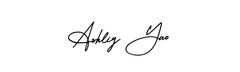 Make a beautiful signature design for name Ashliy Yao. Use this online signature maker to create a handwritten signature for free. Ashliy Yao signature style 3 images and pictures png