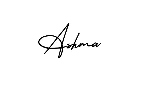 Make a beautiful signature design for name Ashma. Use this online signature maker to create a handwritten signature for free. Ashma signature style 3 images and pictures png