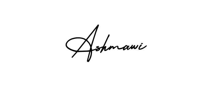 Ashmawi stylish signature style. Best Handwritten Sign (AmerikaSignatureDemo-Regular) for my name. Handwritten Signature Collection Ideas for my name Ashmawi. Ashmawi signature style 3 images and pictures png