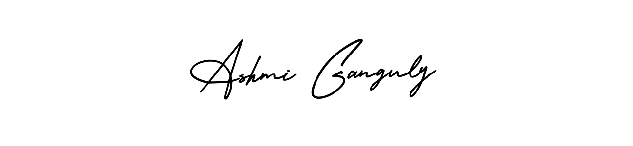 Make a short Ashmi Ganguly signature style. Manage your documents anywhere anytime using AmerikaSignatureDemo-Regular. Create and add eSignatures, submit forms, share and send files easily. Ashmi Ganguly signature style 3 images and pictures png