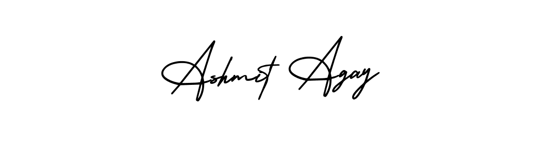 Once you've used our free online signature maker to create your best signature AmerikaSignatureDemo-Regular style, it's time to enjoy all of the benefits that Ashmit Agay name signing documents. Ashmit Agay signature style 3 images and pictures png
