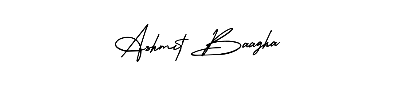 How to Draw Ashmit Baagha signature style? AmerikaSignatureDemo-Regular is a latest design signature styles for name Ashmit Baagha. Ashmit Baagha signature style 3 images and pictures png