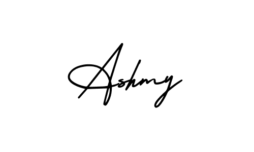 How to Draw Ashmy signature style? AmerikaSignatureDemo-Regular is a latest design signature styles for name Ashmy. Ashmy signature style 3 images and pictures png