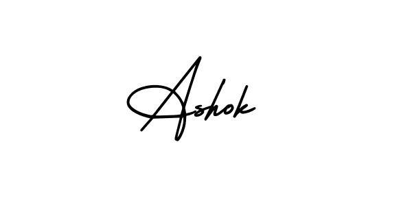 Similarly AmerikaSignatureDemo-Regular is the best handwritten signature design. Signature creator online .You can use it as an online autograph creator for name Ashok . Ashok  signature style 3 images and pictures png