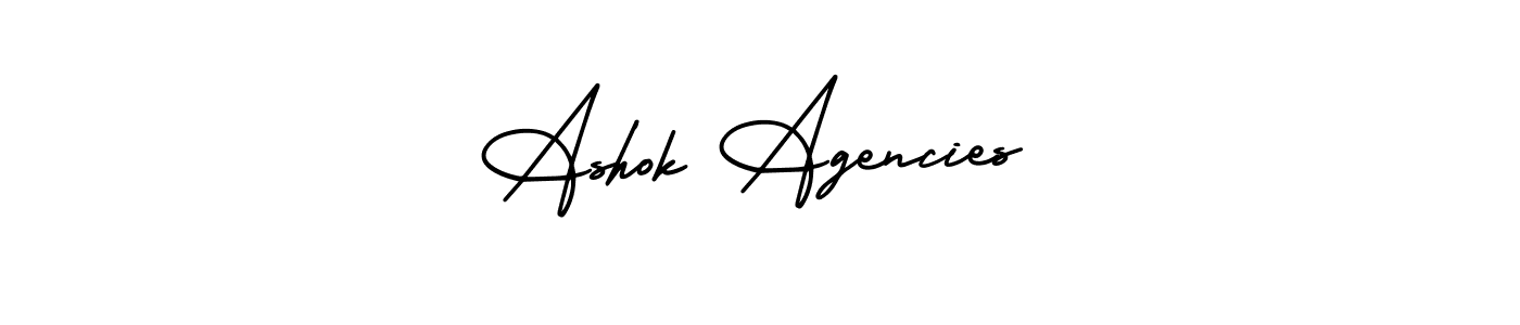 You can use this online signature creator to create a handwritten signature for the name Ashok Agencies. This is the best online autograph maker. Ashok Agencies signature style 3 images and pictures png